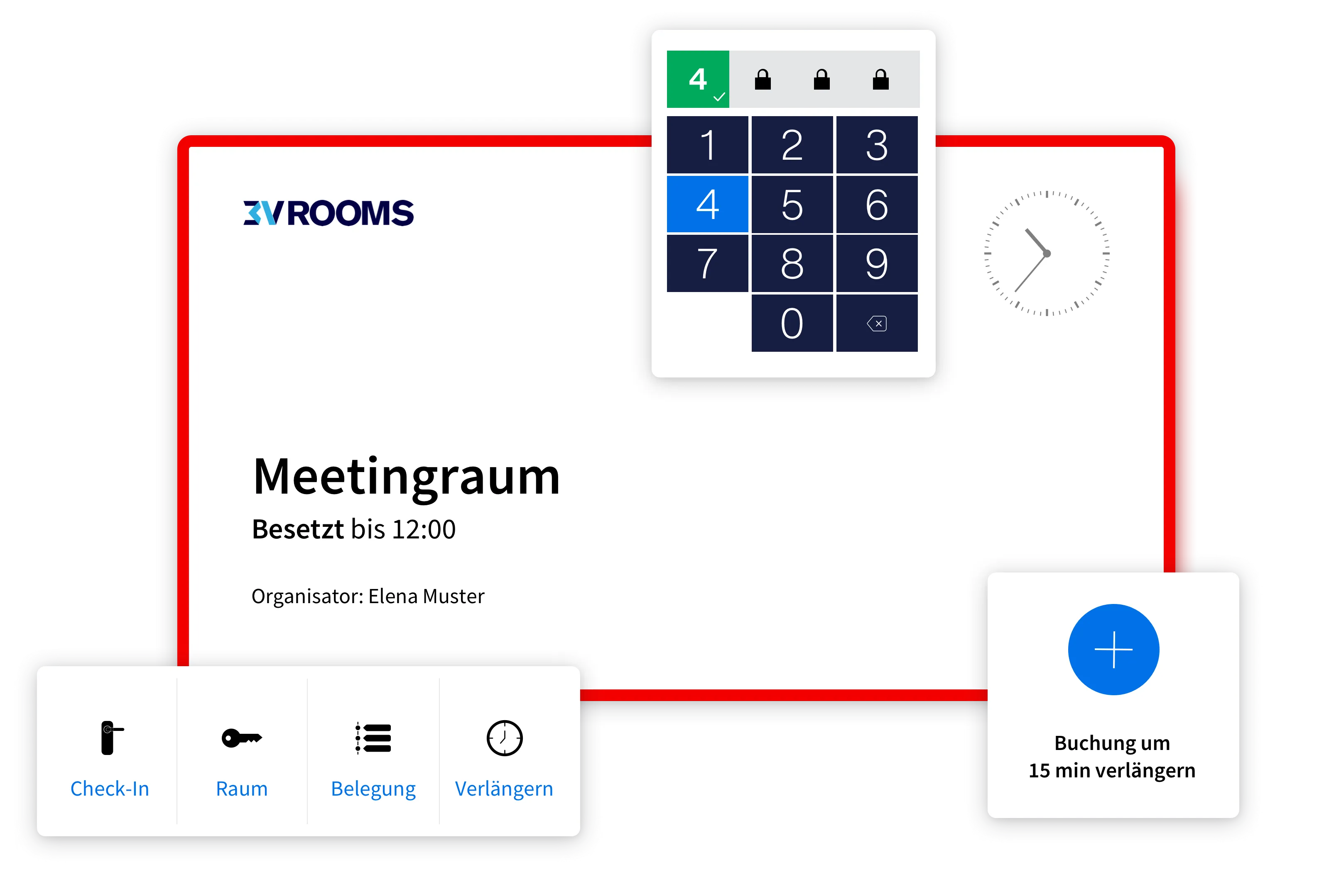 3V ROOMS Türschilder