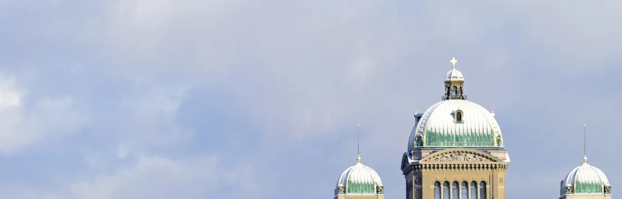 Bundeshaus Bern im Winter